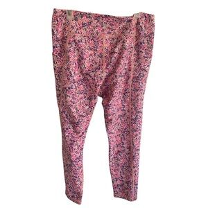 Tek Gear Womens Workout Gear 7/8 Legging XXL High Rise Stretch Fitted Pockets